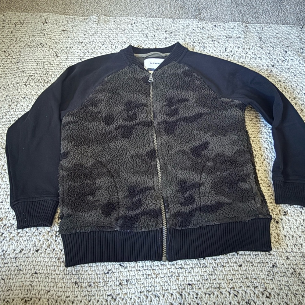 Old Navy Kids Camo Fleece Jacket